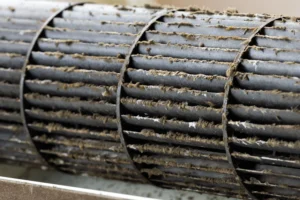 Furnace & AC Coil Cleaning - Example of a dirty drum